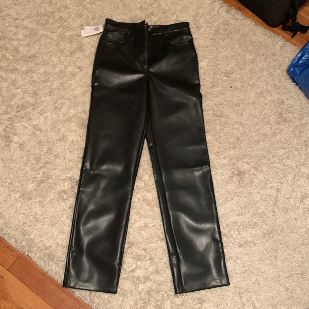 Black Wilfred Melina Leather Pants(sold by Aritiza)